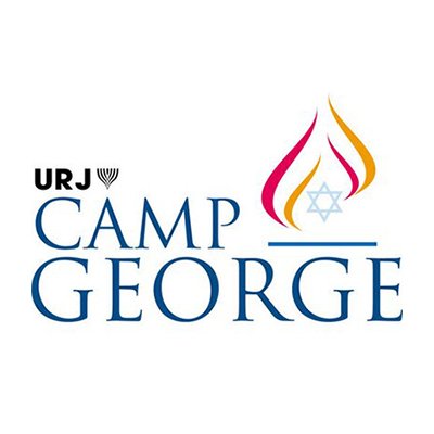 Stylized text logo for URJ Camp George 