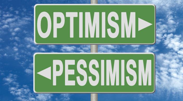 Optimism/pessimism sign