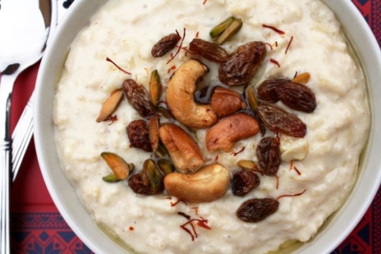 South Indian Coconut Rice Pudding