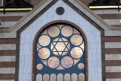synagogue stain glass window