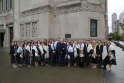 The New York Rabbinical and Ordination Class of 2022 at Congregation Emanu-El of the City of New York