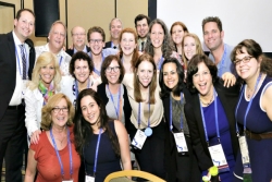Group of about two dozen smiling faces at the 2015 URJ Biennial 