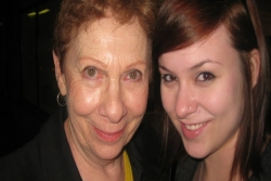 Selfie of the author with her grandmother