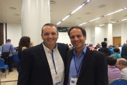 RAC Director Rabbi Jonah Dov Pesner with IMPJ Executive Director Gilad Kariv at the WZC