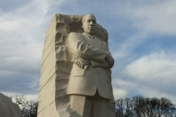 Stone MLK statue in Washington DC