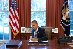 President Obama Signs a Bill