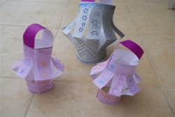 Paper lanterns for the Jewish holiday of Sukkot
