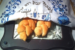 Challah bread, a tasty treat for the Jewish holiday of Shabbat