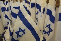 Israeli flags