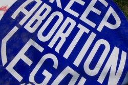Keep abortion legal sign