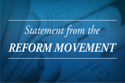 A Statement by the Organizations of the Reform Movement